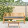vidaXL Palettenkissen Grau 180 x 40 x 8 cm Oxford-Stoff Produktbild-Vorschau 4