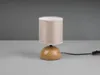 Lampe de table LUCI marron et blanche, 1xE14x40W, tissu, Voir les images du produit 8