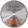 Holzboss ® HM-Sägeblatt 500 x 30 mm LWZ 46 x Zahn mit Produktbild-Vorschau 2