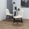 Krzesło tapicerowane welurowe do salonu jadalni pikowane Podgląd zdjęcia produktu 4