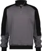 DASSY® Basiel Zweifarbiges Sweatshirt ZEMENTGRAU/SCHWARZ Produktbild-Vorschau 3