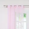 Gardinen Vorhänge Voile Gardine Transparent Dekoschal Uni Produktbild-Vorschau 3