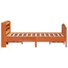 vidaXL Massivholzbett ohne Matratze Wachsbraun 140x200 cm Produktbild-Vorschau 5