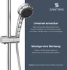 SANTRAS® Duschschlauch aus Kunststoff 1/2" in Chrom - 3m Produktbild-Vorschau 4