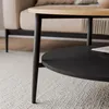 Couchtisch NORDIC mit schwarzen Beinen, Natur Eiche Produktbild-Vorschau 4