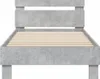 vidaXL Struttura letto con testiera e luci LED grigio Anteprima dell’immagine prodotto 7