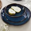 HOMLA Talerz CASPER obiadowy granatowy 27 cm Podgląd zdjęcia produktu 6