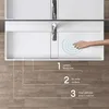 doporro Vasque à Poser Blanc Mat avec Bonde Lavabo de Salle Voir les images du produit 2