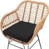 CASARIA® Lot de 2 Chaises Cuisine Design Vintage - Salon de Voir les images du produit 3