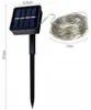 ISO 11394 Vianočný svietiaci struny Solárne 100 LED, teplá Náhľad obrázku produktu 4