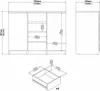 Sideboard NAIA Buffet blanc brillant Voir les images du produit 3