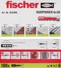 Tecnologia di fissaggio Fischer Tasselli Duo Power 3x30mm Anteprima dell’immagine prodotto 5