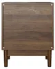 Mesa de noche moderna de estilo mid-century, color nogal, Vista previa de la imagen del producto 8