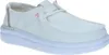 NOUVEAU Hey Dude Femmes Slipper in Spark White en tissu/lin Voir les images du produit 17