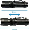 Mini torcia UV, alluminio, impermeabile, nero, 9 cm Anteprima dell’immagine prodotto 15