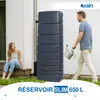 4rain SLIM Réservoir Mural 650 L, gris graphite Voir les images du produit 2