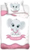 Tierbilder BABY Bettbezug olifantje it's a girl - 100 x 135 Produktbild-Vorschau 1