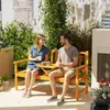 Outsunny Gartenbank 3-Sitzer Sitzbank mit Tisch, Parkbank Produktbild-Vorschau 9