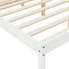 vidaXL Seniorenbett Weiß 160x200 cm Massivholz Kiefer Produktbild-Vorschau 7