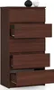 Comò 60 cm con 5 cassetti colore Wenge KOMMODO K Anteprima dell’immagine prodotto 2