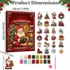 DIY Diamond Painting Adventskalender, 24 Tage, 24 Produktbild-Vorschau 14