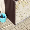 vidaXL Schowek na drewno opałowe Stal ocynkowana 330x84x152 Podgląd zdjęcia produktu 4