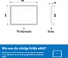 LED Spiegel 70×50cm Sensor-Schalter Kalt/Neutral/Warmweiß Produktbild-Vorschau 9