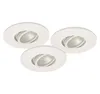 3er Set LED Einbaustrahler dimmbar & schwenkbar – IP44 – Produktbild-Vorschau 2