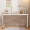Scrivania per computer in stile scandinavo, tavolo bianco Anteprima dell’immagine prodotto 6