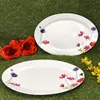 2x Marie Servierplatte oval Porzellan 35,5x24,3cm Blumen Produktbild-Vorschau 3