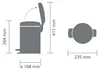 Brabantia Pedálový kôš Newicon 3 l Soft Beige Náhľad obrázku produktu 14