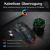RGB Gaming Maus Kabellos Wireless Laut Maus Beleuchtung Produktbild-Vorschau 5