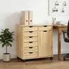 vidaXL Mobiletto portaoggetti su ruote, 63,5 x 39 x 65,5 Anteprima dell’immagine prodotto 2