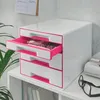 Zásuvkový box Leitz WOW so 4 zásuvkami ružový Produktbild-Vorschau 5