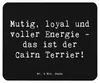 Mr. & Mrs. Panda Mouse Pad Spruch Mutiger Cairn Terrier - Produktbild-Vorschau 1