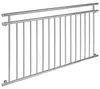 Französischer Balkon Fenstergeländer aus Edelstahl 90x225 Produktbild-Vorschau 1