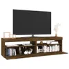 vidaXL TV-Schrank mit LED-Leuchten 2 Stk. Räuchereiche Produktbild-Vorschau 16