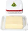 Świąteczny wymarzony pojemnik na masło z pokrywką na 250g Podgląd zdjęcia produktu 1
