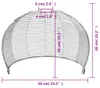 vidaXL Lampenschirm Ø36x26 cm Eisen und Papier Produktbild-Vorschau 7
