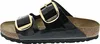 Mules Birkenstock pour femme, noires (patentblackgold Voir les images du produit 15