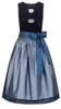 Dirndl midi Marlies Samt Dirndl in Dunkelblau von Nübler Produktbild-Vorschau 1