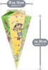 com-four® 2x Schultüte 30cm - Geschwisterschultüten aus Produktbild-Vorschau 5