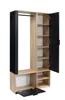 AX LIVING Portemanteau Entrée Milanoir 100 cm Miroir Voir les images du produit 4
