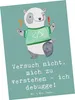 Mr. & Mrs. Panda Postkarte Softwareentwickler Debugging - Produktbild-Vorschau 1