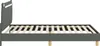 vidaXL Kinderbettgestell mit Kopfteil Dunkelgrau 90 x 200 Produktbild-Vorschau 6