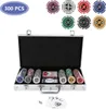 Izrielar 300 Pokerchips Spiel Pokerset Pokerkoffer Set mit Produktbild-Vorschau 8