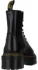 Schwarze Uni Stiefelette mit Plateau & Reißverschluss für Produktbild-Vorschau 96