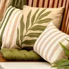 Textino Outdoor Dekokissen Sia 45x45 cm Beige Gestreift Produktbild-Vorschau 6