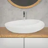LuxeBath Waschbecken Aufsatzwaschbecken Oval, Produktbild-Vorschau 4