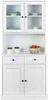 Inter Link Buffet WESTERLAND 55.1 Weiß Massivholz Produktbild-Vorschau 1